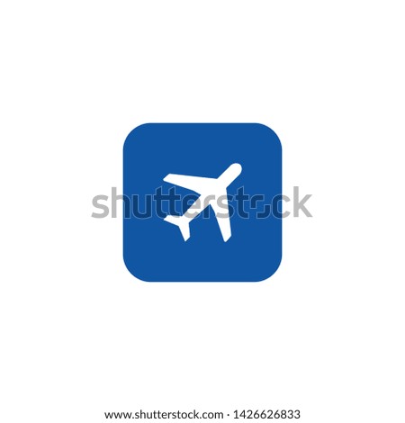 airplane icon. airplane symbol vector