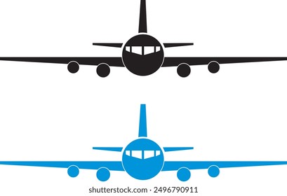 Airplane icon, symbol, vector file,