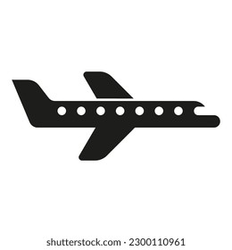 Airplane Icon. Airplane Transport Vacations Image Travel