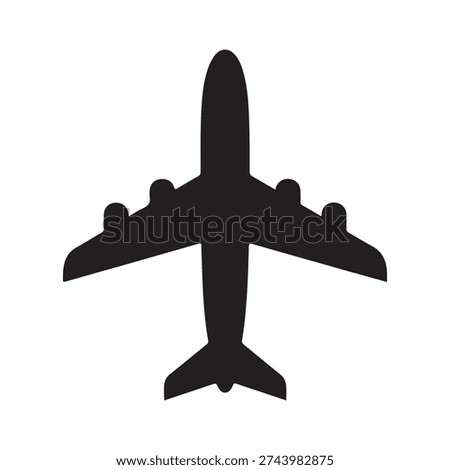 Airplane Icon. Airplane Icon Transportation Logo Template