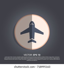 airplane icon for travel