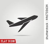 airplane icon vector