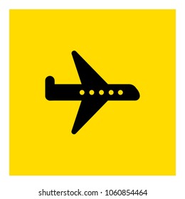 airplane icon vector