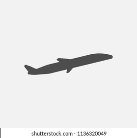 Airplane icon . Vector