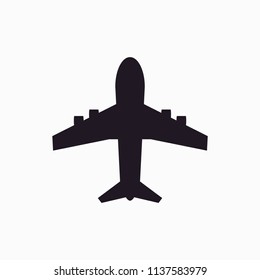 Airplane icon vector