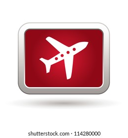 Airplane icon. Vector