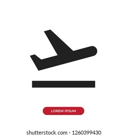 Vector de icono del avión