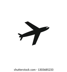 airplane icon vector