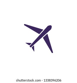 airplane icon vector