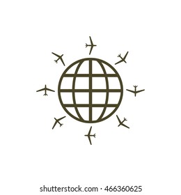 Airplane Icon Vector