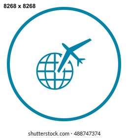 Airplane Icon Vector
