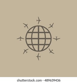 Airplane Icon Vector