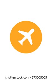 Airplane icon, Vector