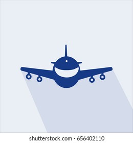 airplane icon vector