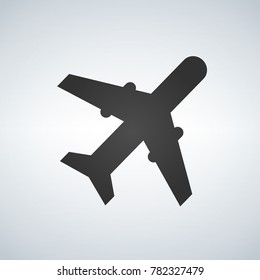 airplane icon vector