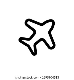 airplane icon vector for any purposes