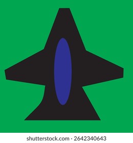 Ícone vetorial do avião (Biman) que simboliza viagens, voos e aviação. Perfeito para design de avião, turismo ou logística. Arquivo EPS do Adobe Illustrator totalmente editável incluído.