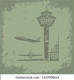 Airplane icon vector design