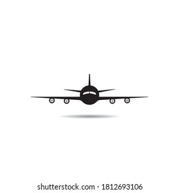 Airplane icon vector design illustration template