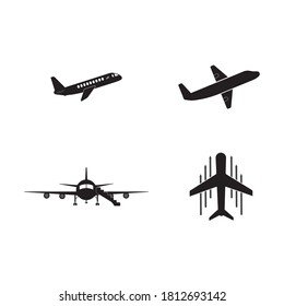 Airplane icon vector design illustration template