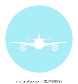 airplane icon vector design, suitable for use in the world of aviation and products related to aircraft