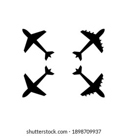 Airplane icon vector design template