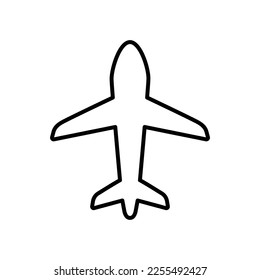 Airplane icon vector design template