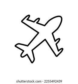 Airplane icon vector design template