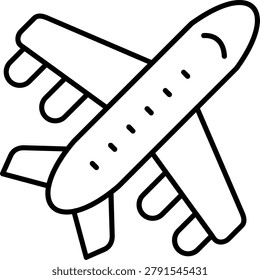 Airplane Icon Vector Element line icon design vector icons