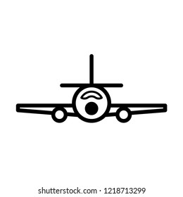Airplane Icon Vector. EPS 10.