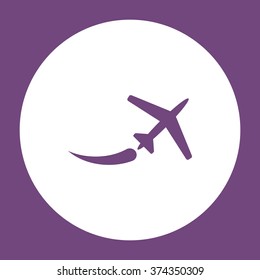 airplane Icon vector flat design