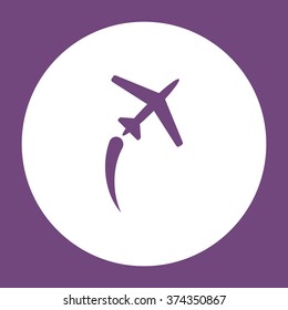 airplane Icon vector flat design