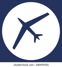 Airplane Icon Vector flat design style