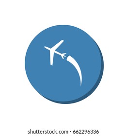 Airplane Icon Vector flat design style