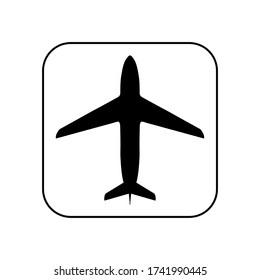 Ilustración y gráfico del vector del avión.