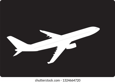 Airplane icon. vector illustration