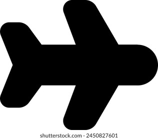 elemento de activo de Ilustración vectorial de icono de avión