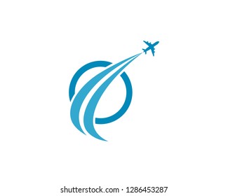 Airplane icon vector illustration design Logo Template - Vector