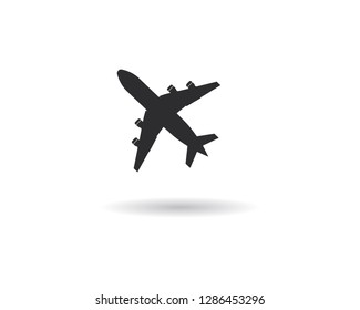 Airplane icon vector illustration design Logo Template - Vector