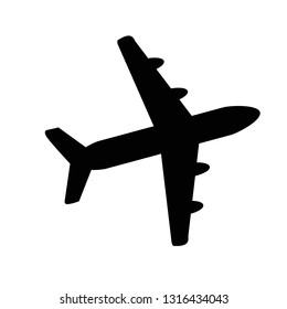 Airplane icon vector illustration design Logo Template 