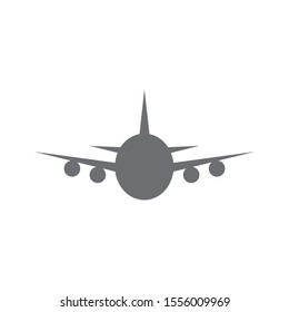 Airplane icon vector illustration design Logo Template