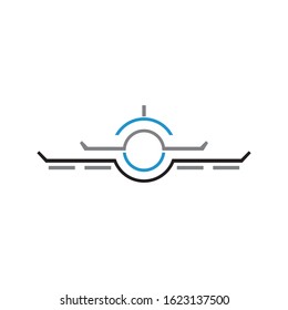 Airplane icon vector illustration design Logo Template