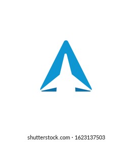 Airplane icon vector illustration design Logo Template