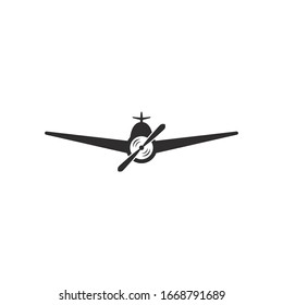 Airplane icon vector illustration design Logo Template