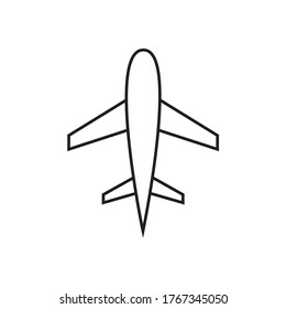 Airplane Icon Vector Illustration Design