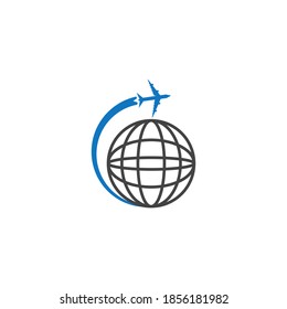 Airplane icon vector illustration design Logo Template