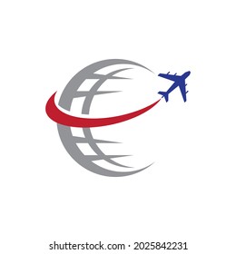 Airplane icon vector illustration design Logo Template