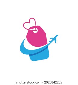 Plantilla de diseño de logotipos de ilustraciones vectoriales de iconos de avión