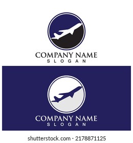 Airplane icon vector illustration design Logo Template