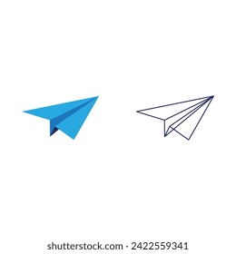 Airplane icon vector illustration design Logo Template